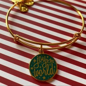 $FIRM Alex and Ani Joy to the World Christmas Gold NEW